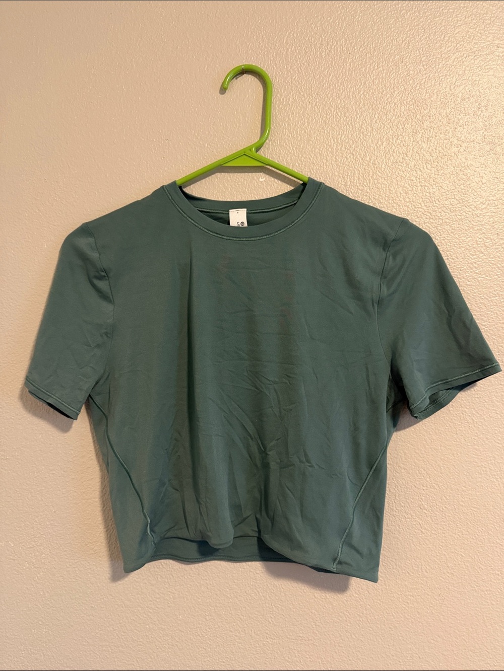 lululemon athletica Short Sleeve Crop Top in Teal